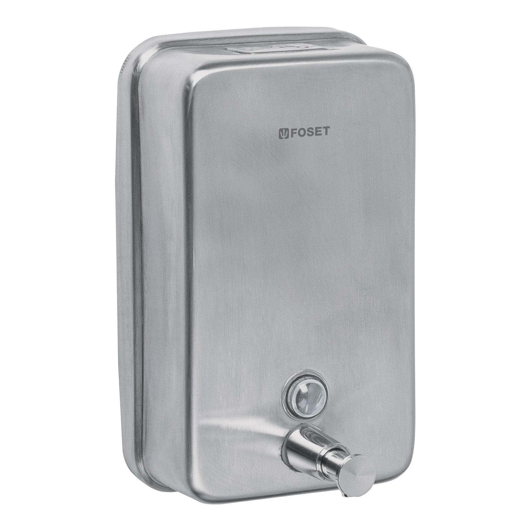 Dosificador de Jabón de Acero Inoxidable Foset para Pared Mod. ABP-10X