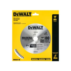 DISCO DE SIERRA 10″ 80 DIENTES DWA3130 DEWALT