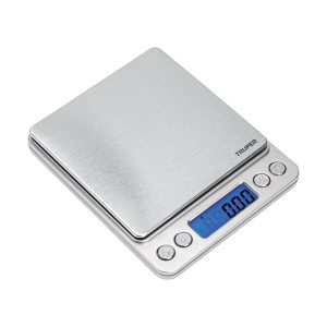 Báscula de precisión de bolsillo TRUPER 500 g de capacidad Mod. BASE-05B