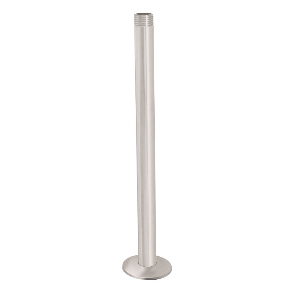 Brazo y chapetón para regadera Foset Element techo satinado Mod. BCH-710N