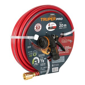 Combo manguera MAN-20X1/2X y pistola de riego PR-208 Truper Mod. COMBO-200