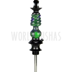 CACHIMBA REGAL PAWN MINI CAVALIER EPOXY GREEN AND PURPLE
