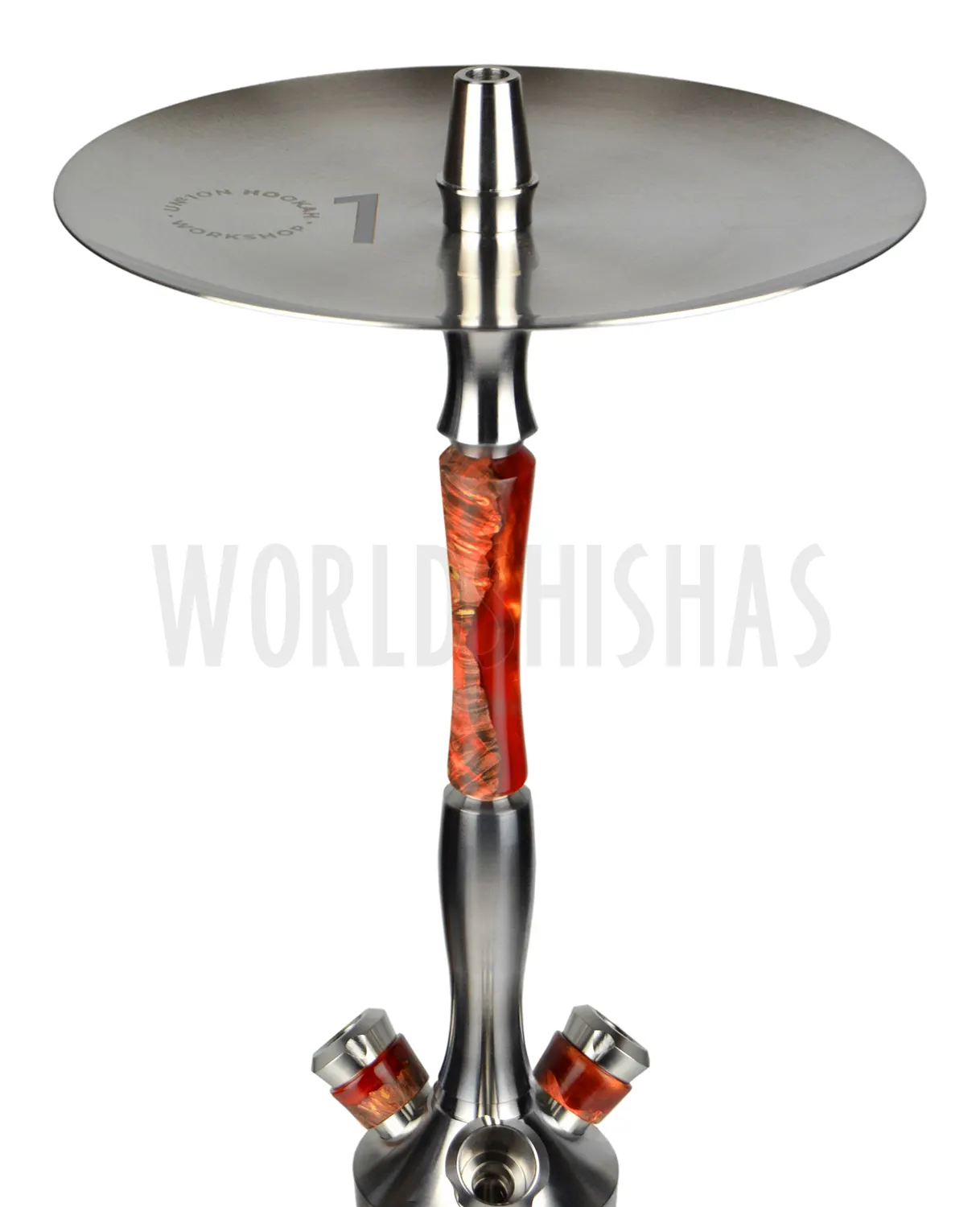 CACHIMBA UNION HOOKAH FIBONACCI HYBRID ORANGE AMBER - Imagen 4
