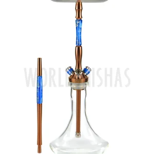 CACHIMBA UNION HOOKAH FIBONACCI PVD BRONZE BLUE