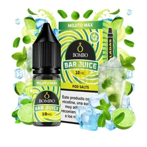 BOMBO BAR JUICE SALTS MOJITO MAX ICE 10MG 10ML